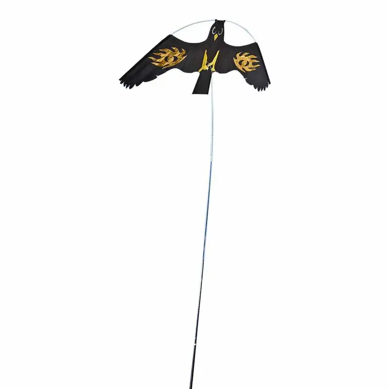 128X52cm Emulation Huge Eagle Kite Bird Scarer Bird Drive Kite Scarecrow Repellents Control For Garden Yard Farm and household bird repellent hanging eagle flying bird scarer garden decoration portable flying bird for garden scarecrow yard bird repeller