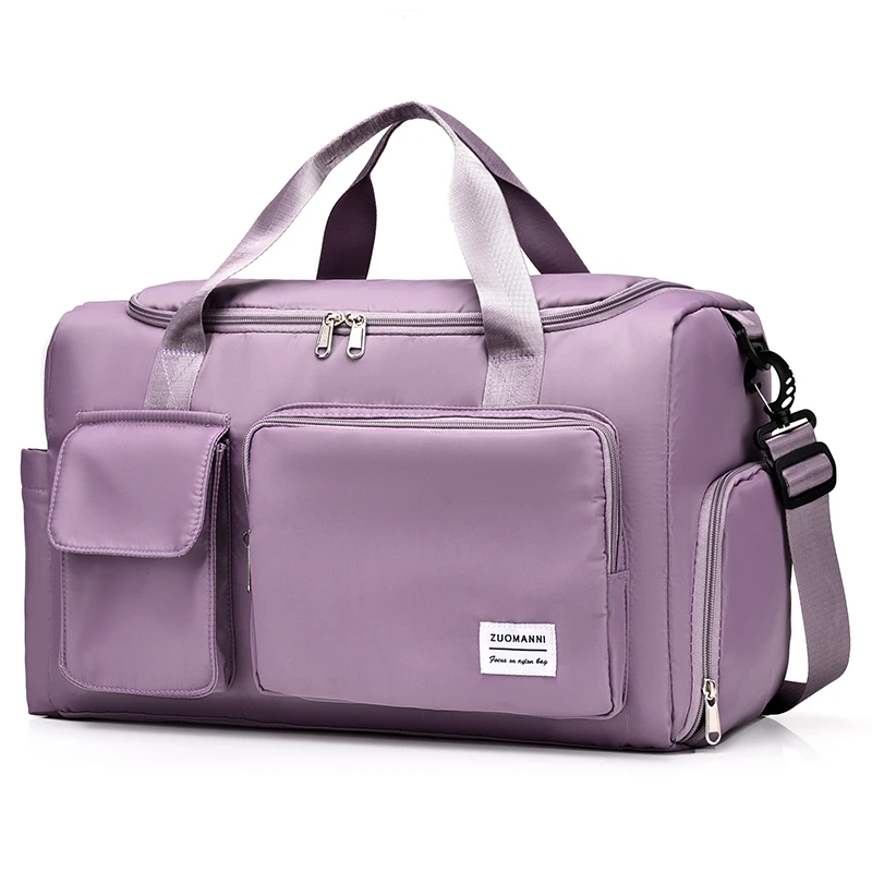 Travel bags Female Large-Capacity Hand Luggage Dry-Wet Separation Sports Fitness Bag Short-Distance Travel Package