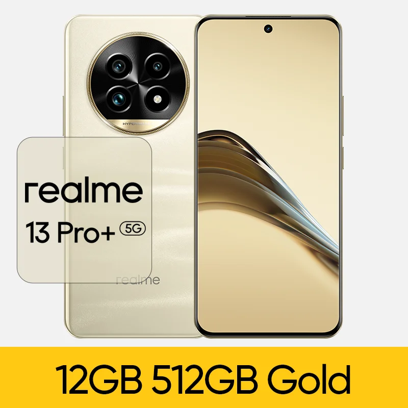 thumbnail image 1 of ROM oficial realme 13 Pro Plus 5G Smartphone Snapdragon 7s Gen 2 realme 13 Pro+ Cámara de 50MP Batería de 5200mAh 80W OTG NFC OTA, 1 of 5