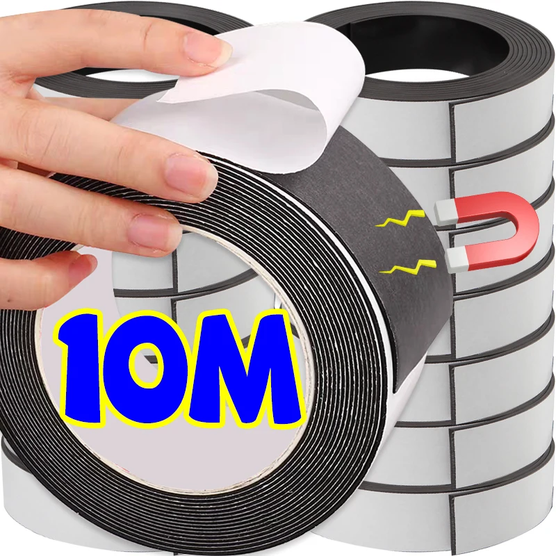 Versatile Self-Adhesive Magnetic Tape Strip