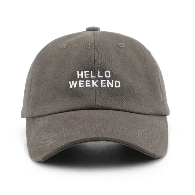 Baseball Hat Women Spring/Summer Duck Tongue Sunshade Letter Embroidered