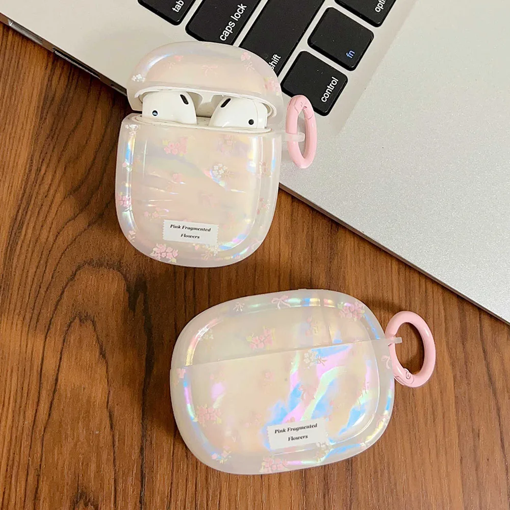 MINSCOSE Coque Transparente Compatible Avec Airpods Pro 2, Joli Motif étoiles 3D Avec Porte-clés En Forme De Cœur, Coque De Protection En TPU Souple Antichoc Pour Airpods Pro 2e Génération Pour