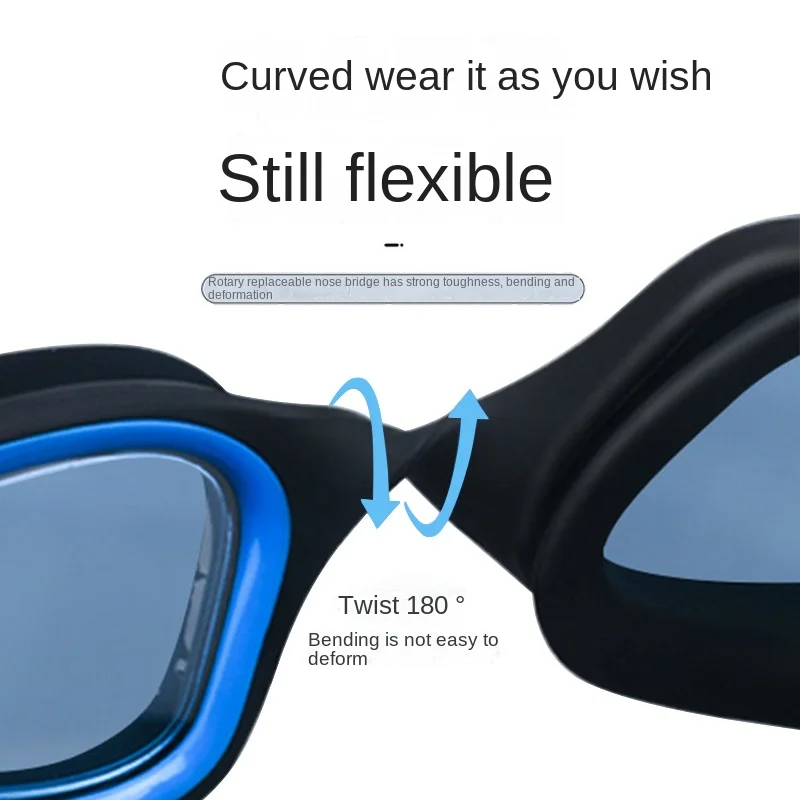 Professional Swimming Goggles Adult Anti-fog UV Protection Lens Men Women Waterproof Adjustable Silicone Swim Glasses Pool