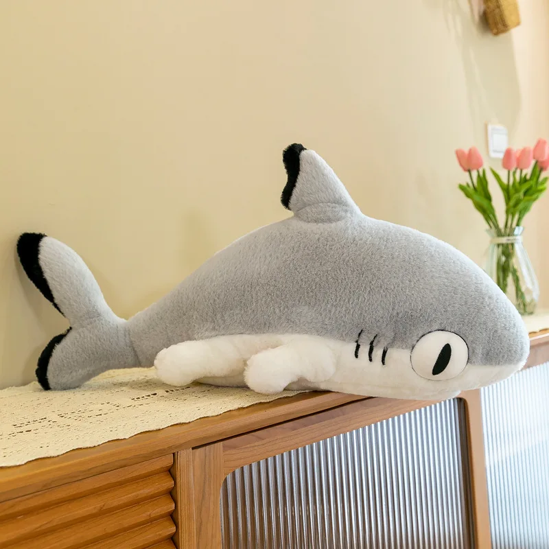 70-130cm Big Size Soft Toy Plush Shark Stuffed Toys Plush Toys Sleeping  Cute Pillow Cushion Stuffed Animal Gift For Children - AliExpress