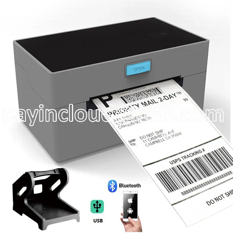 Stampante Per Etichette 4X6 Con Spedizione Termica Di Vendita Calda Amazon, Creatore Per Shopify, Ebay, Ups, Usps, Fedex