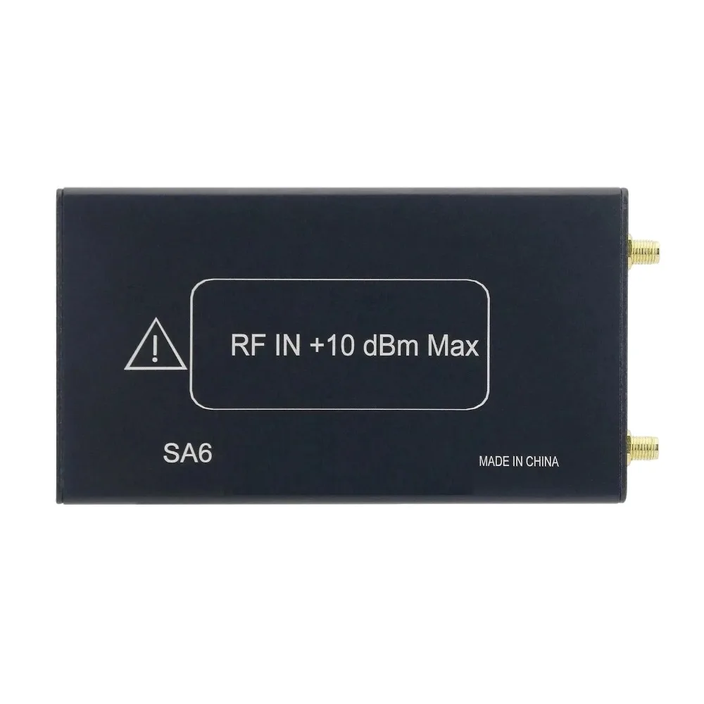 SA6 휴대용 안테나 분석기, 35-6200 MHz, PC 소프트웨어 제공, 무선 신호 측정, 방향 탐지, 간섭 분석