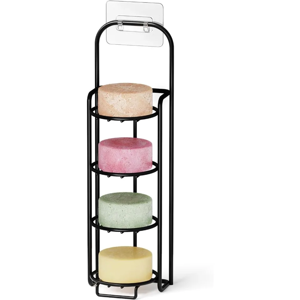 4 Tier Shower Shampoo Bar Holder for Bathroom
