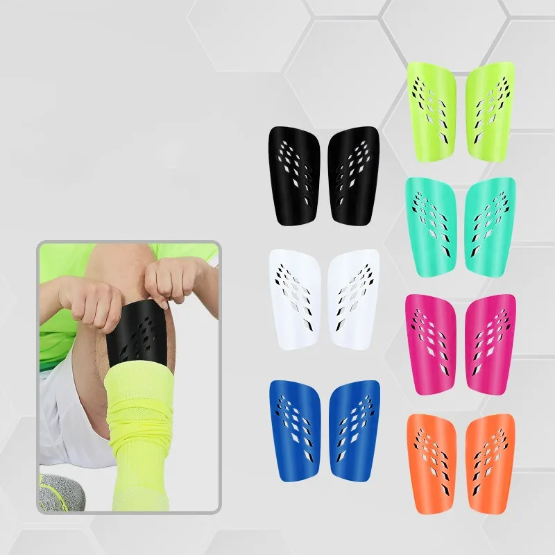 

2 Pairs Football Shin Guard Board Adults Children Soccer Training Protective Gear Outdoor Sports Anti-collision EVA Calf Cushion