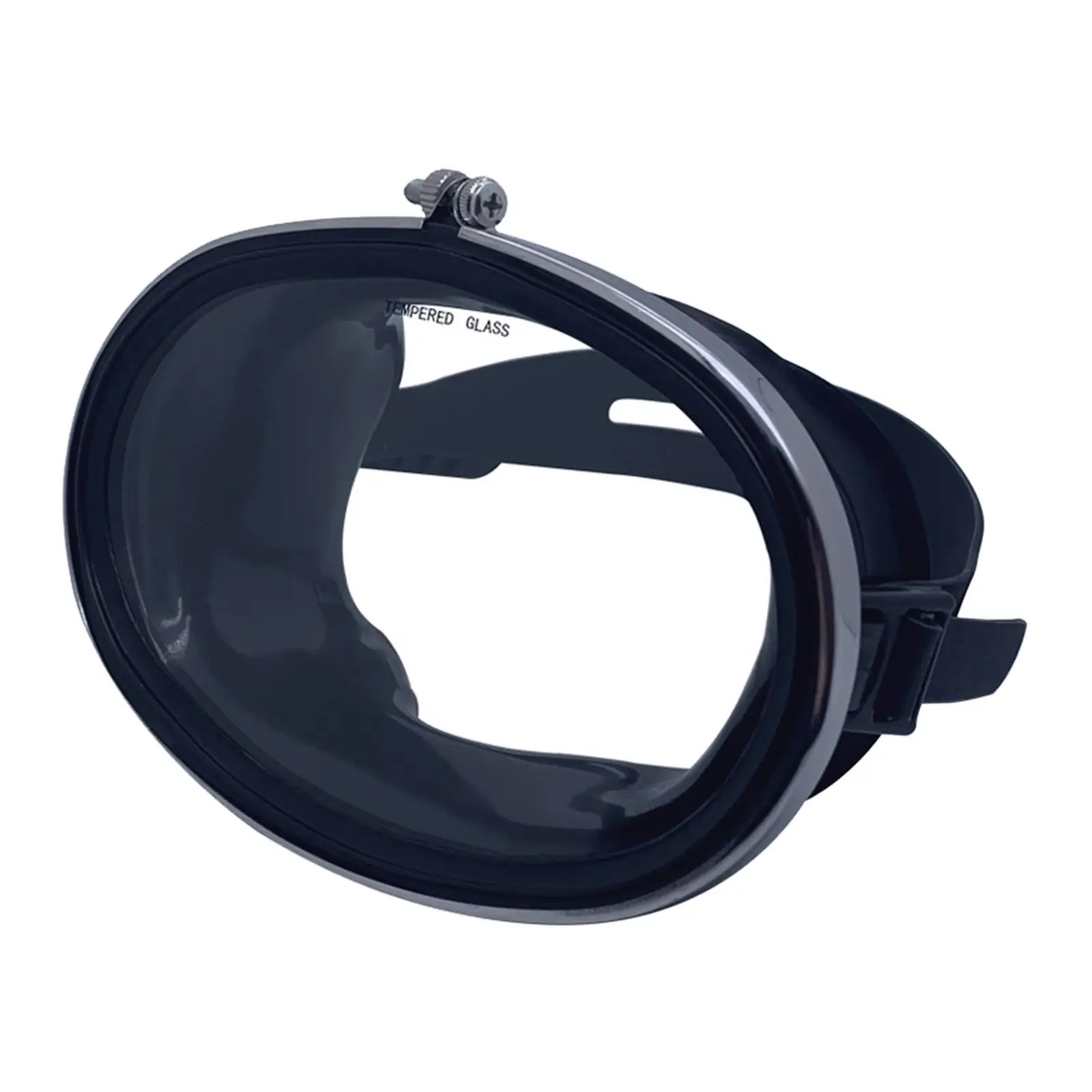 

Adult Oval Diving Mask Waterproof Anti-Fog Single Lens Glasses Eyewear UV Protection Wide Field Diving Mask Underwater Glasses