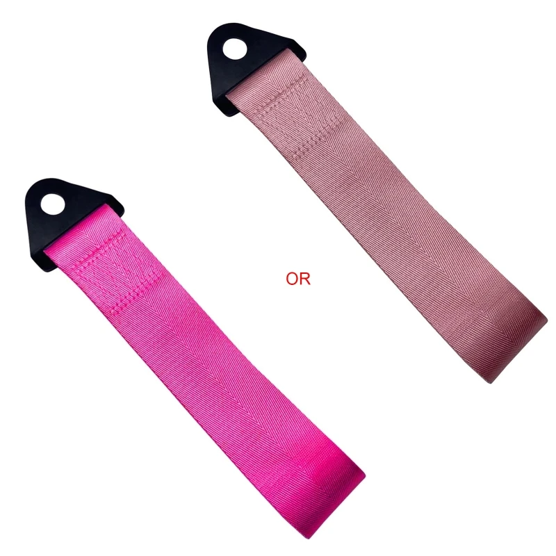 

Front Car Towing Strap Belt Universal Fitment Bumper Hook Bar Trailer Polyester Universal Drift Rally Hook