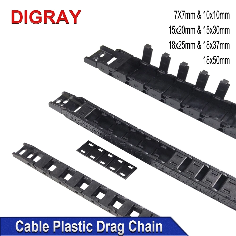 Plastic Cable Chain DIGRAY 7*7 10*10 etc. 1M