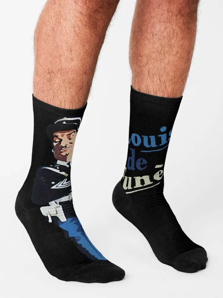 Louis de Funes Socks kids socks Non-slip stocking men socks cotton high quality Men's Socks Women's