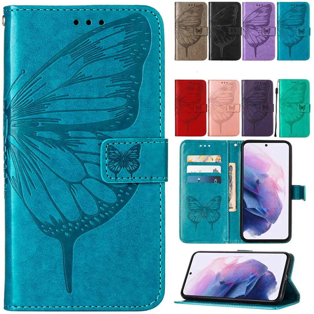 Sunjolly For Samsung Galaxy S22 ,S22 Plus,S22 Ultra Case Cover Phone Coque Flip Wallet Leather For Samsung Galaxy S22 Cover