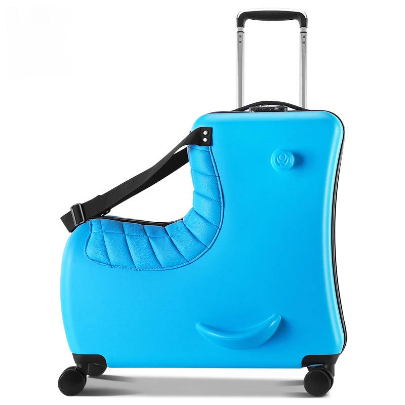 

2023 New Riding Luggage Case Children Can Take The Suitcase Trojan Suitcase