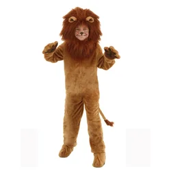 Lion King Inspired Furry Animal Costume - Adult & Kids Halloween Carnival Jumpsuit - Lion King (Lion King)