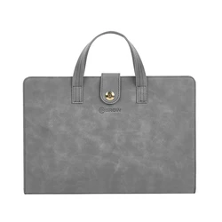 Portable Waterproof Laptop Briefcase with Soft Handle - 2020 Air 13 A2337 M1 (GRAY)