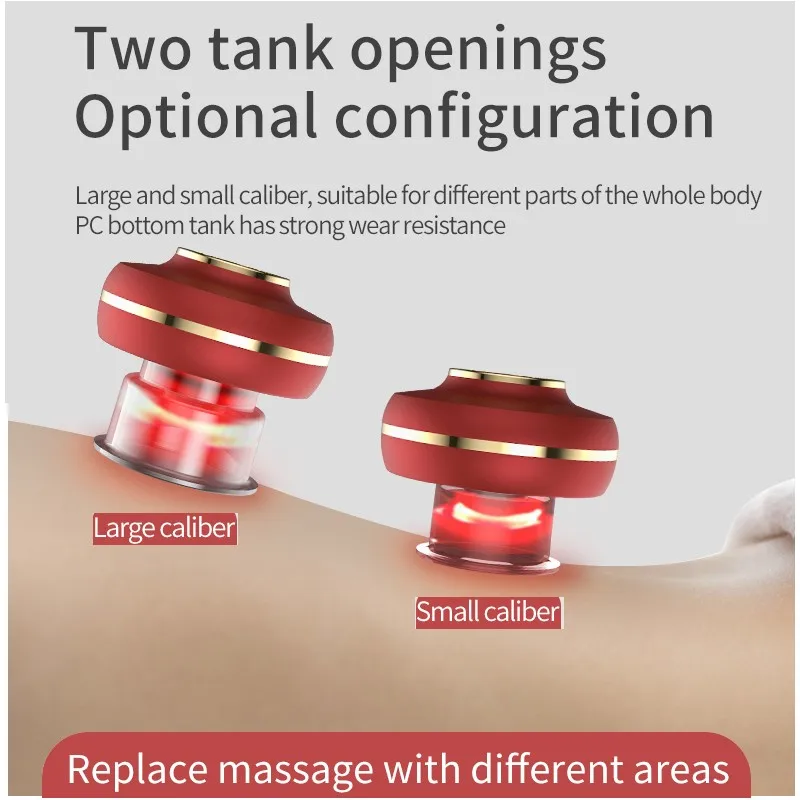 Electric Vacuum Cupping Massage Body Cup Anti-cellulite Magnetic Therapy Vacuum Sucker Massager Electric Scraping Fat Burner