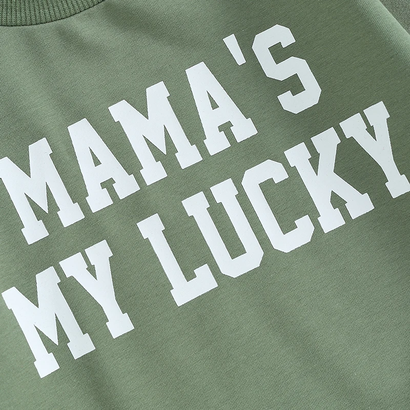 Kids' St. Patrick’s Clover Outfit Set 3