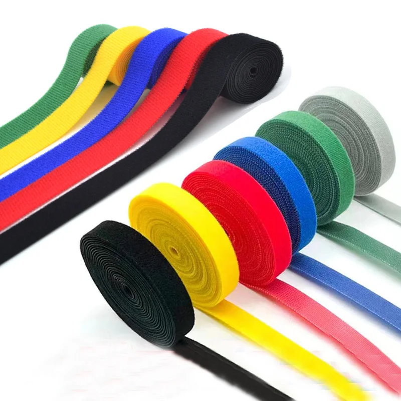 

Cable Straps Ties Self-adhesive Hook-and-loop Nylon Fastener Tape Hook Straps Wire Organizer Mounting Strap Belcro Para Cables