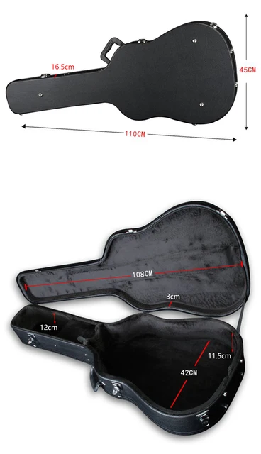Borsa Per Chitarra Impermeabile - Tessuto Oxford, Tracolla Regolabile, Per Chitarre Da 41 Pollici