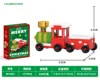 Christmas holiday series snowman building blocks set educational toy model decorative gift for children 6