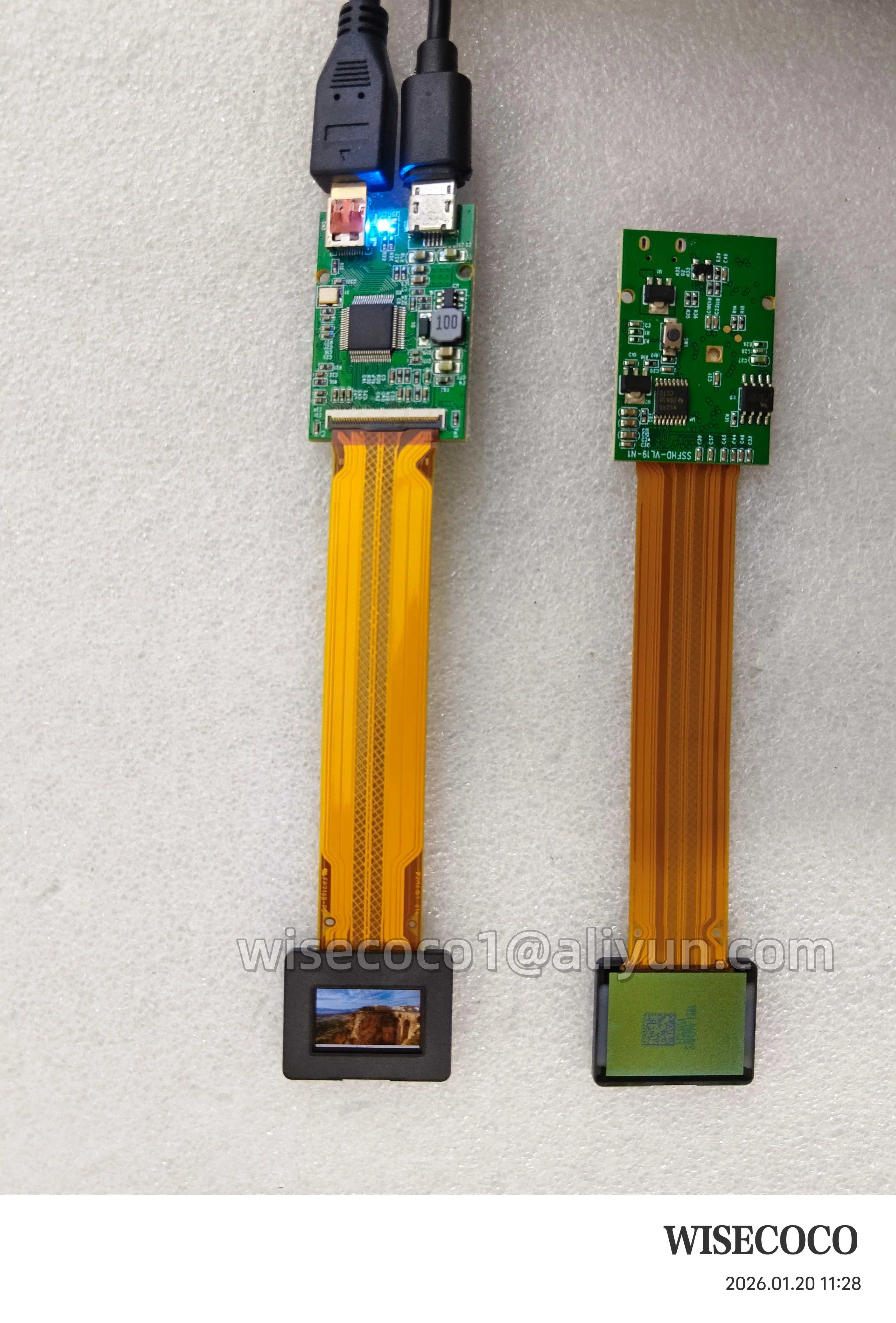 Wisecoco 0.71インチ OLEDマイクロディスプレイ AMOLED 1920x1080高