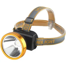 

Led Headlamp Rechargeable Head Flashlight Strong Light Miner's Lamp Yellow Night Fishing Charging Long-range Headset Outdoor