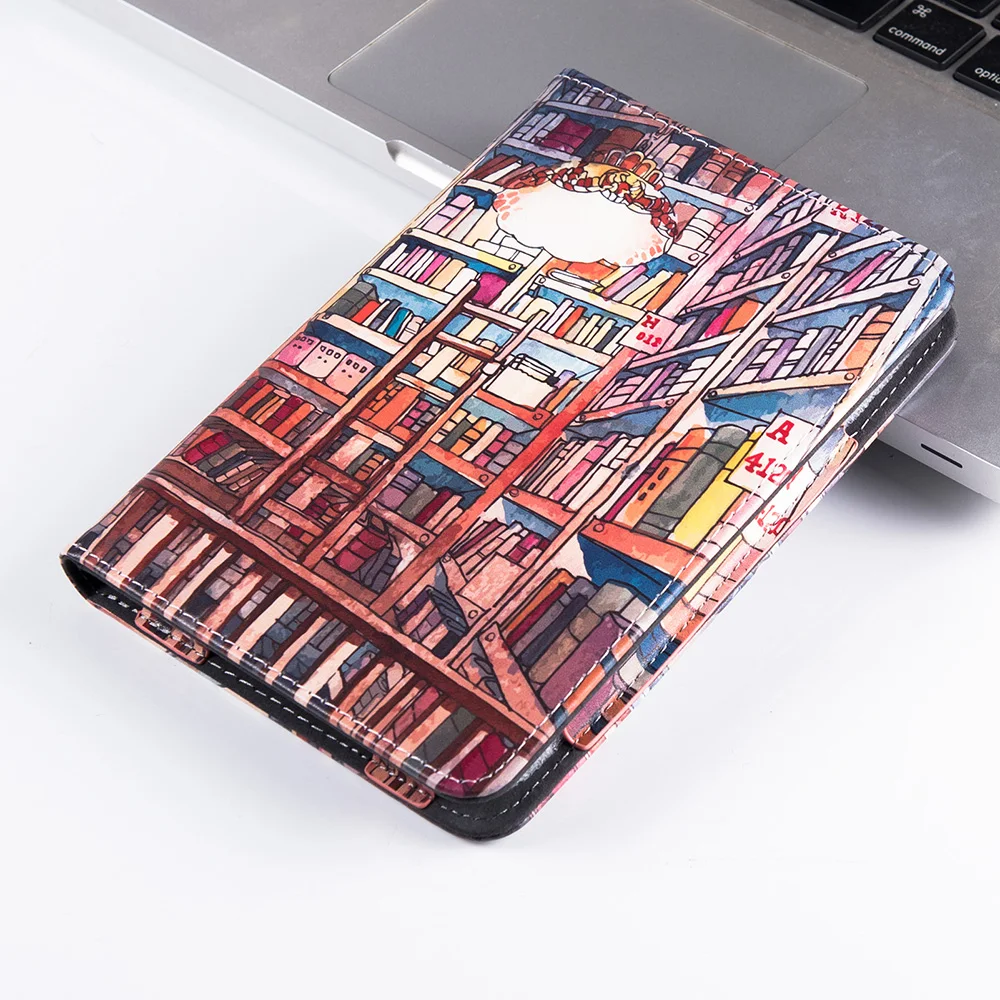 Kobo Clara 2e Case com Suporte Liberação 2023 Modelo N506-capa de Manga de Couro do Plutônio com Alça de Mão Dupla Sono Automático e Despertar - Imagem 2