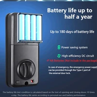 กลอนประตูอัจฉริยะ Tuya Wifi ควบคุมระยะไกลผ่านแอป TTlock พร้อมระบบสแกนลายนิ้วมือ รหัสผ่านดิจิตอล และเซ็นเซอร์ประตู 4