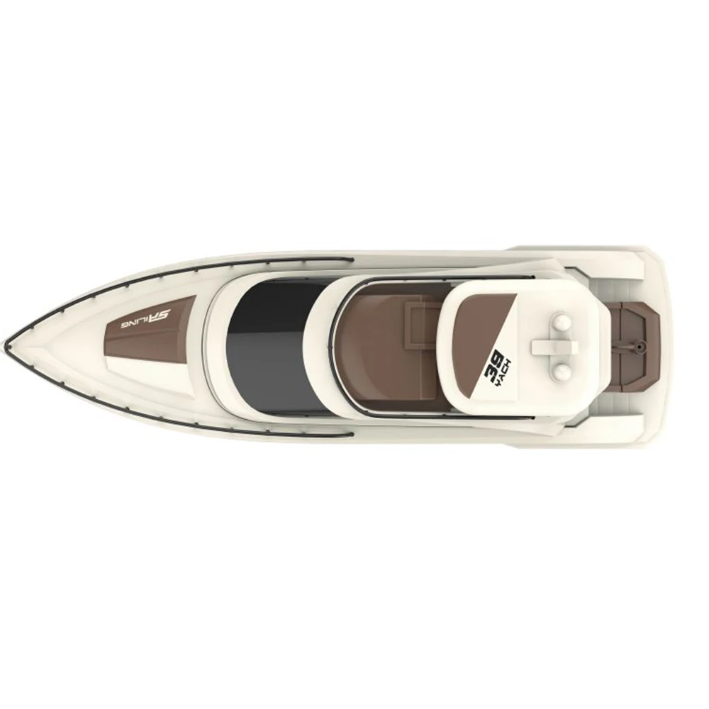 TKKJ RC Boat High Speed Double Electric Machine propeller 2.4GHz Remote Control Boat 1:28 Speedboat Model Toys for Children Kids 4