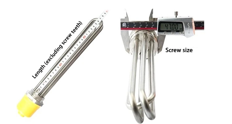 Industrial Electric Flange Boiler Heater Tubular Immersion Heater