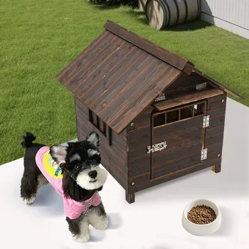 Dog House with Window and Door, Easy To Install, Water-Resistant Pet House for  Outdoor and Indoor Use Pet Stores  Gardens 1
