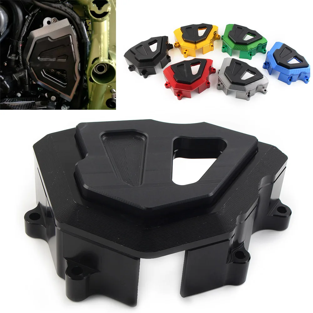 

Motorcycle Front Sprocket Cover Chain Guard Crash Protector Slider For KAWASAKI Z900 2017 2018 2019 2020 Aluminum