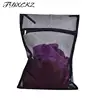 Clothes Washing Machine Laundry Bag With Zipper Nylon Mesh Net Bra Washing Bag Black Wash Bags 1