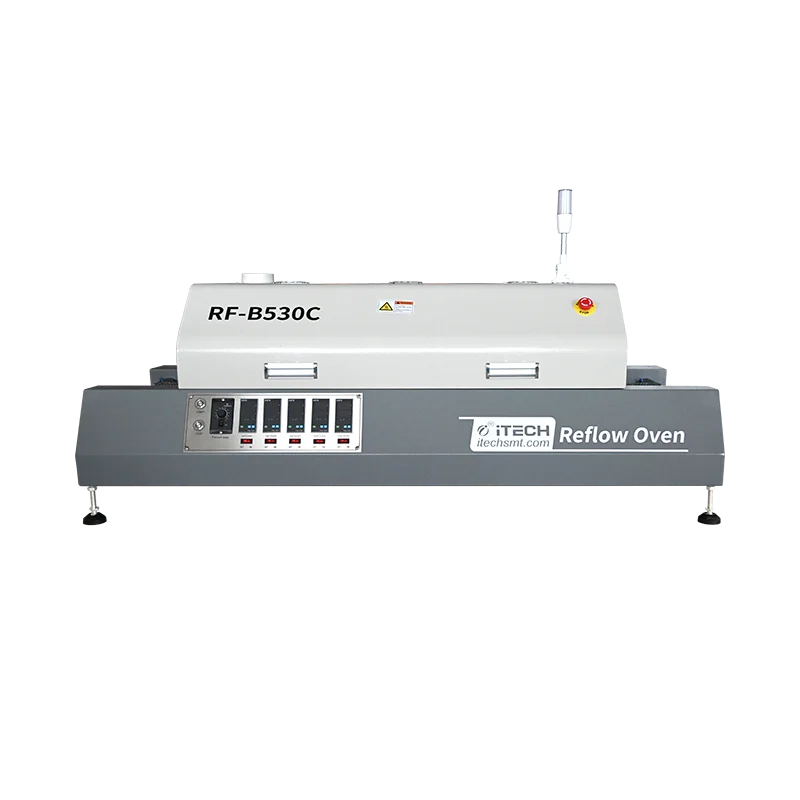 BADEZ Reflow Oven, 1500W Automatic Reflow Soldering Machine, 11. x12.6 inch  Soldering Area, Professional Automatic Infrared Heater, Temperature Range