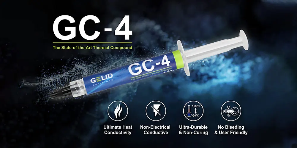 GELID GC-4 Syringe Heat Dissipation Silicone Thermal Plaste For CPU Processor Vi