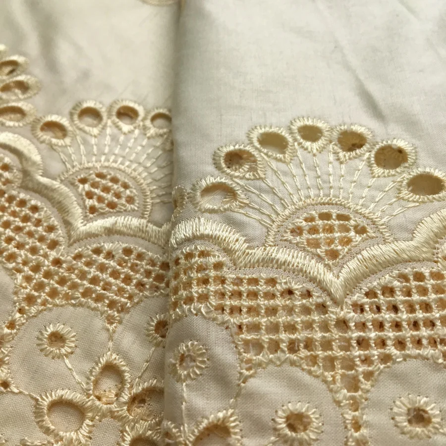 Elegant Swiss Voile Lace Fabric for Dresses