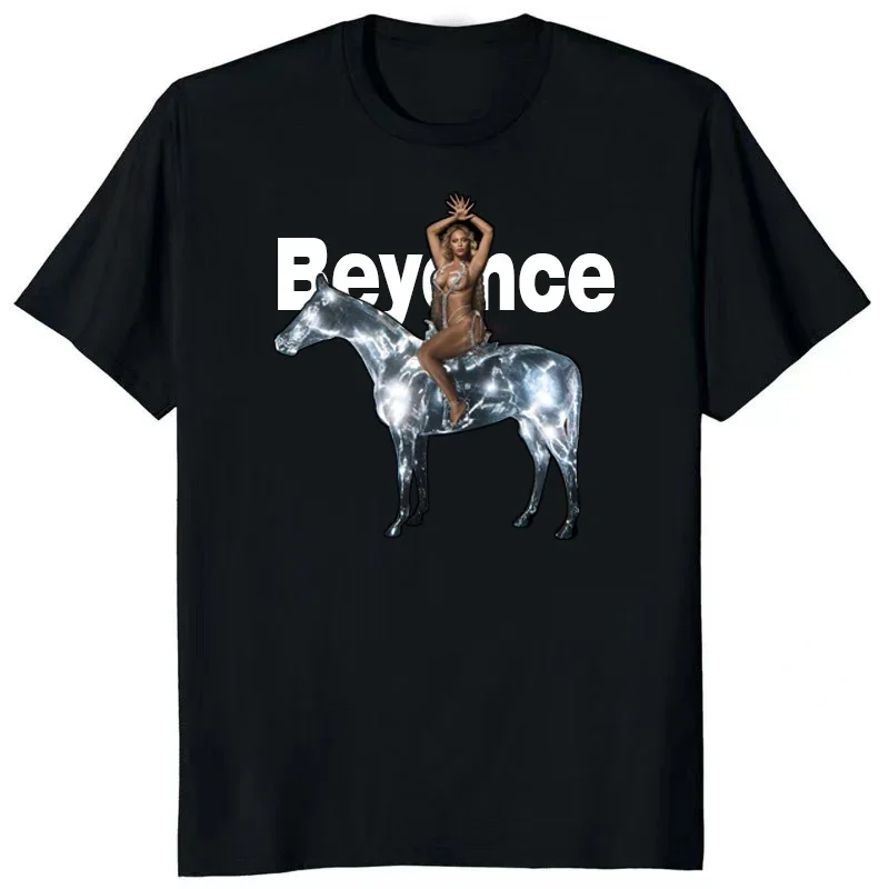 

Fashion Pop Singer Beyonce Renaissance T-Shirts 2022 New Album Tee for Fans Unisex Short Sleeve Tops Casual Streetwear Camisetas