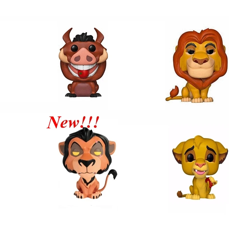 Disney Lion King The Lion King Scar #89 Lion #3 Mufasa #495 Pumbaa #498 Simba #496 Figure Model Toys For Children Gift