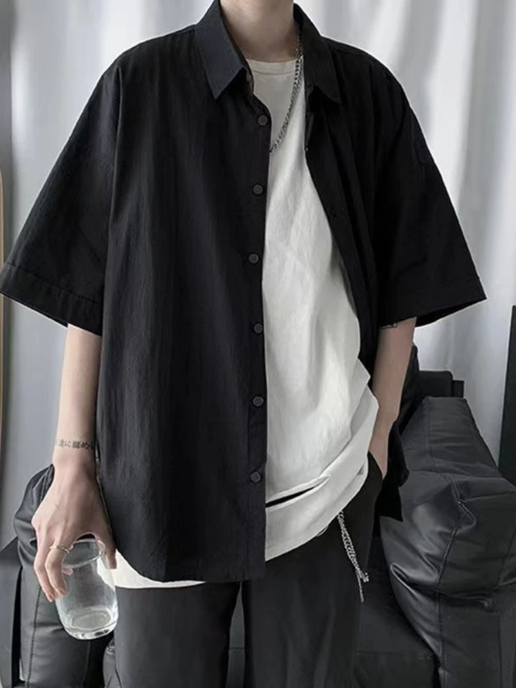 Korean Style Harajuku Clothes Male 
