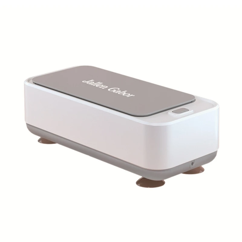 

Mini Ultrasonic Machine Portable Cleaner Box Low Noise Jewelry Eyeglass Cleaner Professional Cleaning Tool Durable 27RB