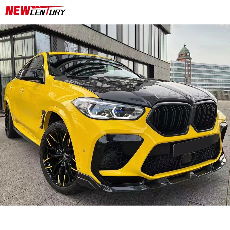 탄소 섬유 스타일 오프닝 후드 교체, BMW X5 G05 F95 에 적합