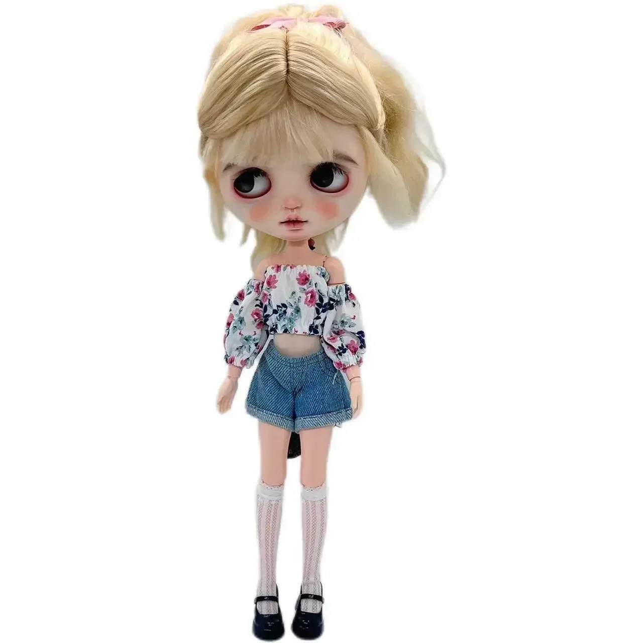 Stylish 1/6 Blythe Doll Outfit Accessories Set (No Socks Included)
