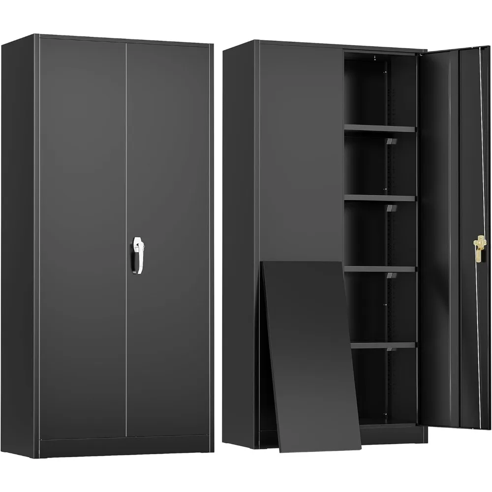 Metal storage cabinet image 1