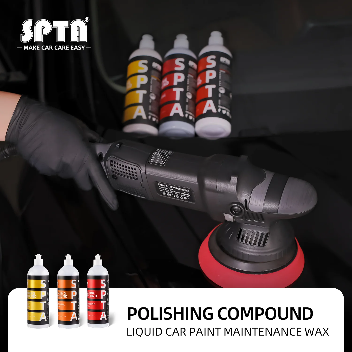 SPTA Car Paint Polishing Wax Polishing Compound for Car Scratch Mirror