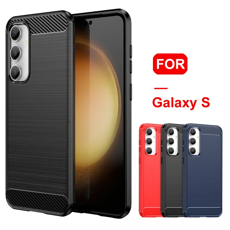 Custodia in fibra di carbonio per Samsung Galaxy S23 FE S22 Ultra S21 S20 Plus FE S10 S9 S8 Plus S10E S10 5G Nota 10 20 Ultra Cover per telefono_voghion.com