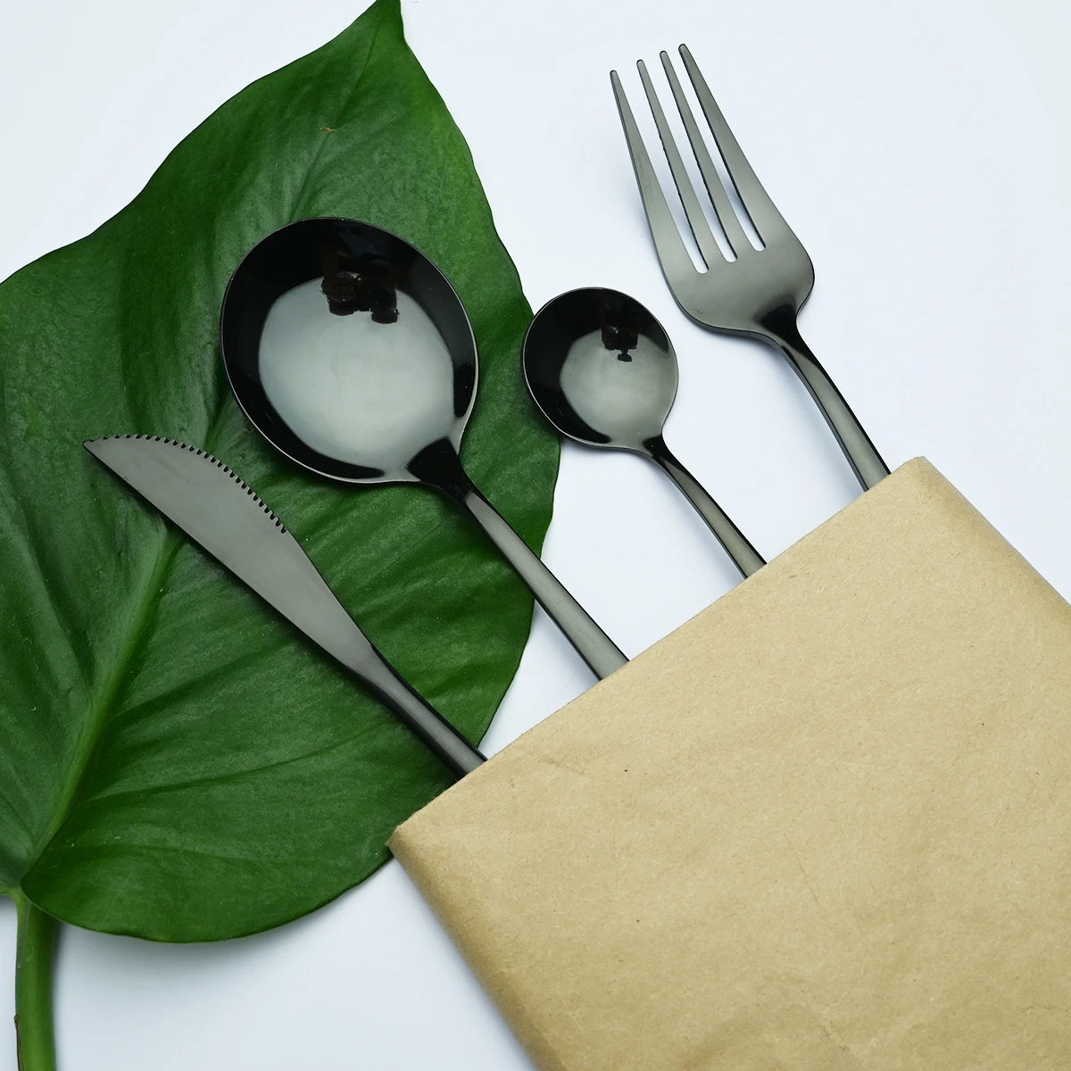 Stainless Steel Dinnerware Flatware Dinner Knife Forks Coffee Spoon Cutlery Set Kitchen Tableware Silverware Set 24Pcs/Set cutlery set western style cutlery set picnic cutlery set stainless steel cutlery set
