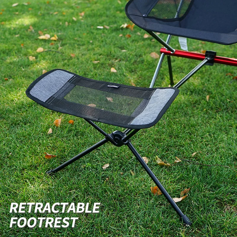 Description Picture 5 of itemOutdoor Folding Chair Footstool Portable Recliner Lazy Foot Drag Telescopic Extension Leg Stool Moon Chair Kit