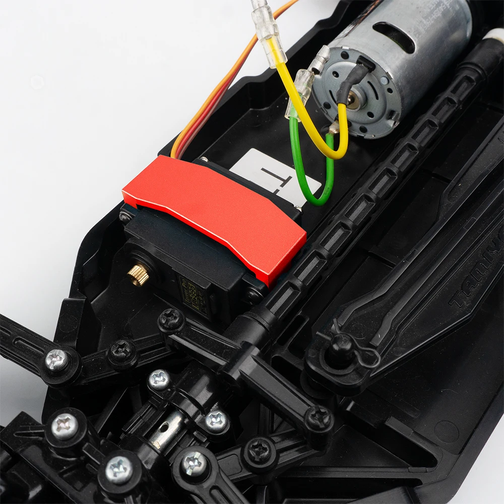 AXSPEED Aluminiumlegierung Servohalterung für Tamiya TT02 1/10 RC Drift Car Upgrade Teile Zubehör – Detail 11