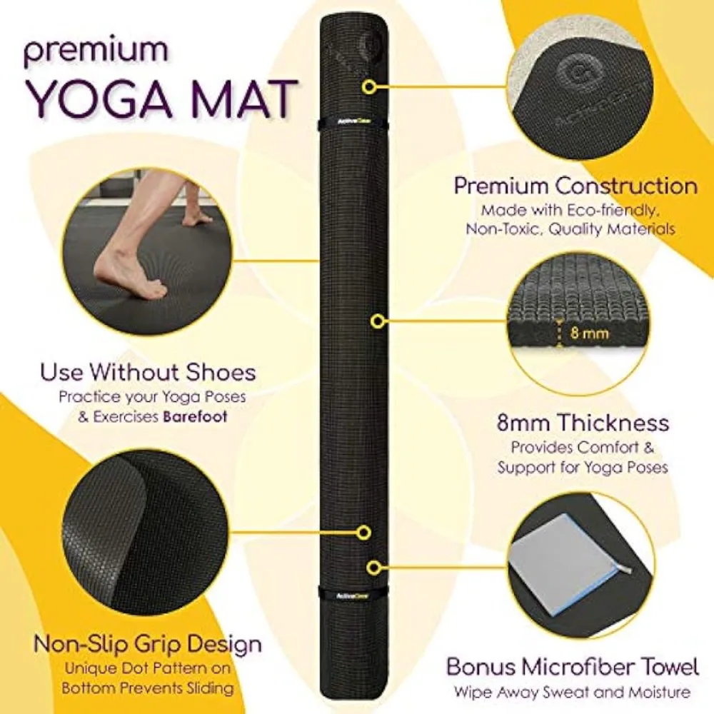 Large Yoga Mat Extra Thick, Durable, Eco-Friendly, Non-Slip